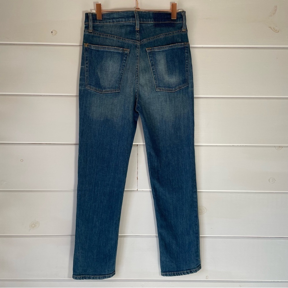 New the GREAT. the STRAIGHT A High Rise Button Fly Crop Women's Jean - Picture 4 of 10